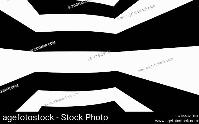 Black and white abstract background. 3d rendering