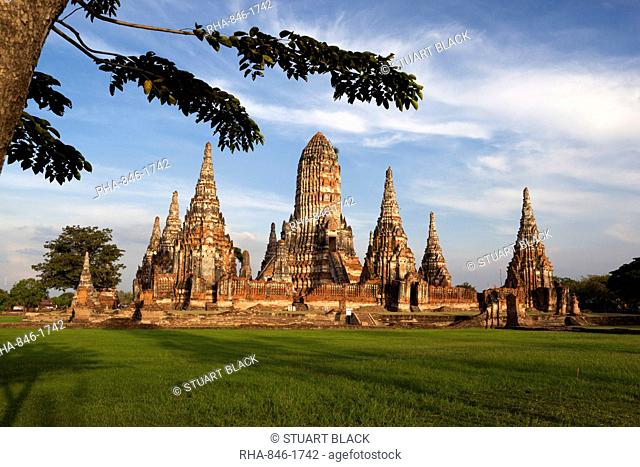 Wat Chaiwatthanaram, Ayutthaya, UNESCO World Heritage Site, Ayutthaya Province, Thailand, Southeast Asia, Asia