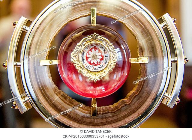 The Hradec Kralove bishopric will deposit the late Pope John Paul II's relics in the local Holy Spirit Cathedral on April 2