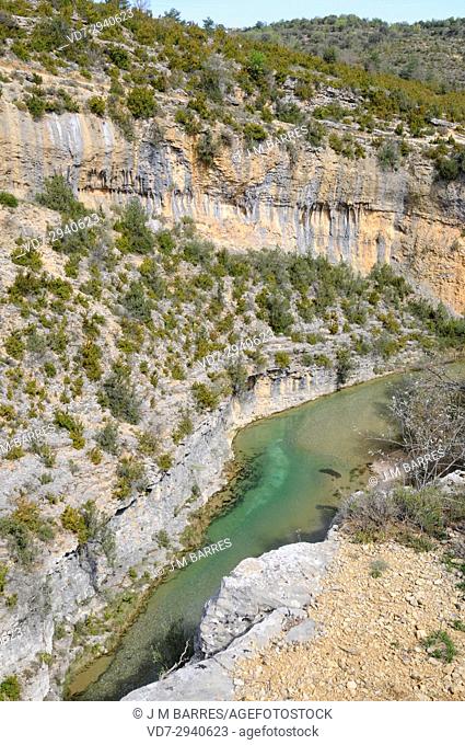 Mascun Canyon, near Rodellar. Sierra y Cañones de Guara Natural Park. Huesca province, Aragon, Spain