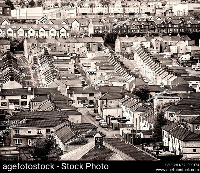 Bogside Neighborhood, Londonderry, Northern Ireland, UK