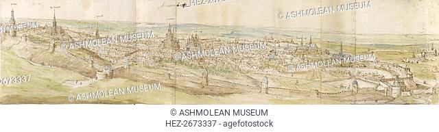 Panoramic View of Leuven from the North-West, c1550-1570. Artist: Anthonis van den Wyngaerde
