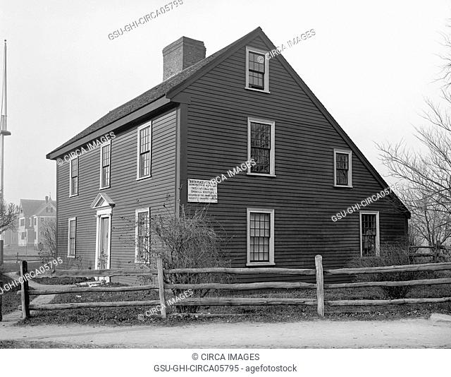 Birthplace of John Adams, Quincy, Massachusetts, USA, Detroit Publishing Company, 1904