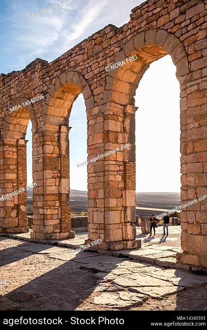 Volubilis, archaeological site, antiquity, Maghreb, Morocco, Africa