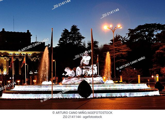 Fountain of La Cibeles, Madrid, Spain