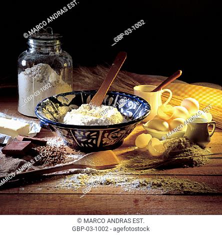 Photo illustrated ingredients, foods, ingredients, preparation, cooking