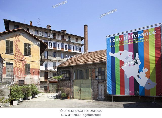 View of some buildings of the Fondazione Pistoletto, Biella, Piemonte, Italy, Europe