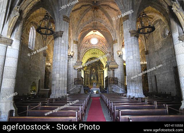 Viseu city, Cathedral (romanesque, manueline and renaissance 12-17th century). Inside. Centro, Portugal