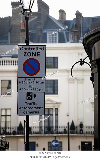 controlled zone with traffic enforcement cameras