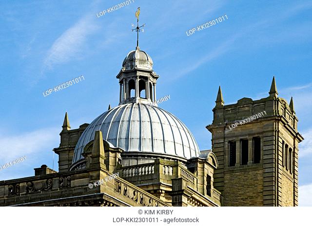 England, North Yorkshire, Harrogate. Roof detail of The Royal Baths in Harrogate, originally opened in 1897