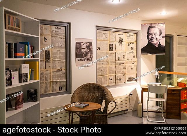 A small library named after the late Czech president Vaclav Havel in Czech Center in Paris, France, December 9, 2021. (CTK Photo/Tereza Novakova)