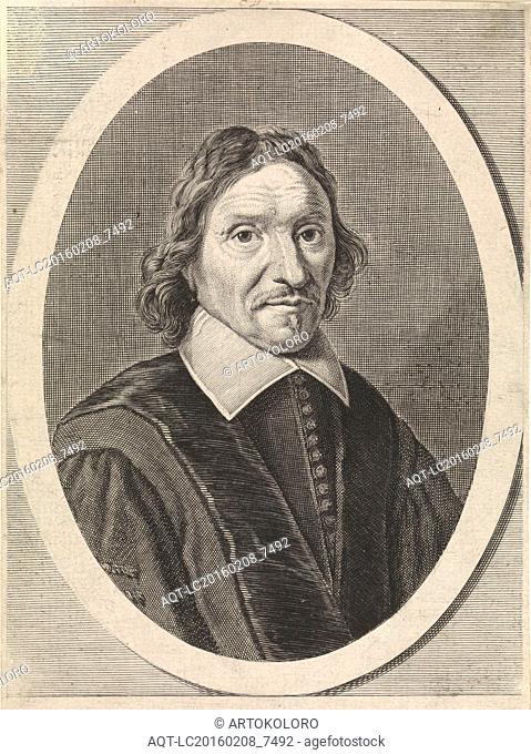 Portrait of Samuel Maresius, Theodor Matham, Jan Jansz de Stomme, 1653 - 1676