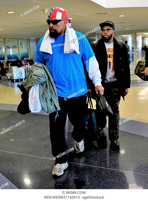 Mr. T arrives at Los Angeles International (LAX) Airport Featuring: Mr. T Where: Los Angeles, California, United States When: 06 Mar 2017 Credit: WENN