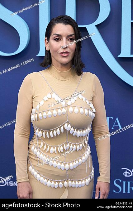 Ruth Lorenzo attends 'The Little Mermaid’ Premiere at Callao City Lights on May 19, 2023 in Madrid, Spain