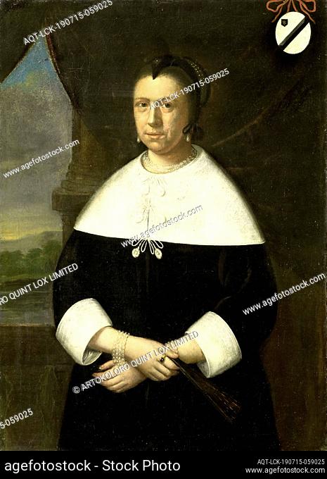 Portrait of Maria Quevellerius (1629-64), first Wife of Jan van Riebeeck or his second Wife Maria Scipio (c. 1630-95), the first wife of Jan van Riebeeck