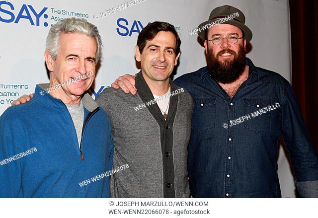 Third Annual SAY all-star bowling benefit held at Lucky Strike Lanes - Arrivals Featuring: James Naughton, Greg Naughton, Chris Sullivan Where: New York