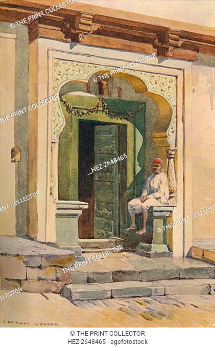 'A Doorway, Poona', c1880 (1905). Artist: Alexander Henry Hallam Murray