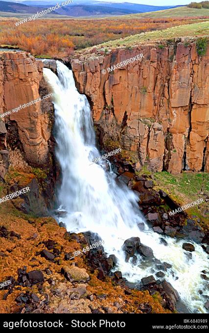 North Creek Clear Falls, south Gunnison, CO, USA, North America
