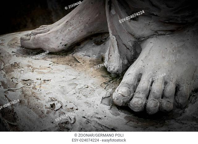 The feet of Christ