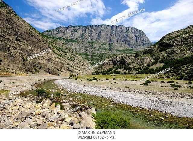 Albania, Albanian Alps, Shkoder County, Cem river