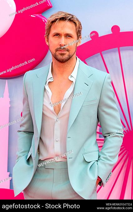 Celebs attend the European Premiere of Barbie in Leicester Square Featuring: Ryan Gosling Where: London, United Kingdom When: 12 Jul 2023 Credit: Phil...