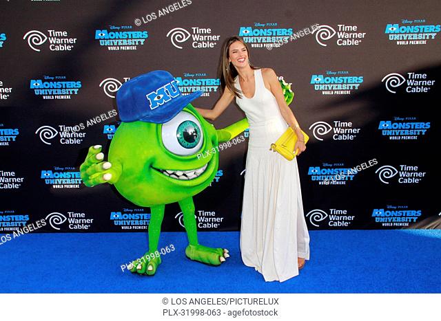 Alessandra Ambrosio at the World Premiere of Disney-Pixar's Monsters University. Arrivals held at El Capitan Theatre in Hollywood, CA, June 17, 2013