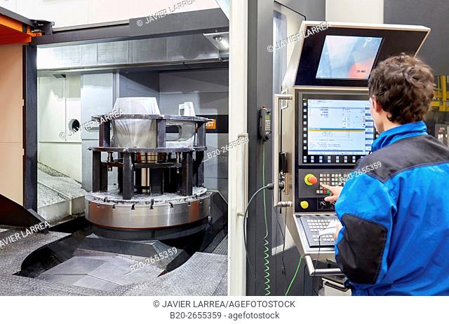Machining Center. CNC. Vertical lathe. Machine Tools Company. Gipuzkoa . Basque Country. Spain. Europe