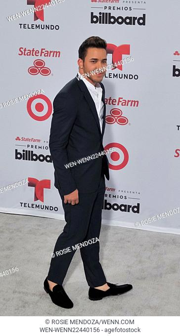 2015 Billboard Latin Music Awards presented by State Farm on Telemundo at the BankUnited Center - Arrivals Featuring: Prince Royce Where: Miami, Florida