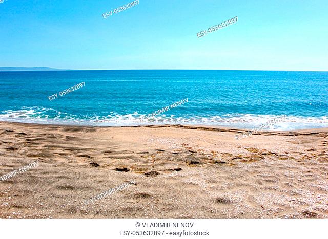 Beautiful Beach And Incredible Sea In Pomorie, Bulgaria
