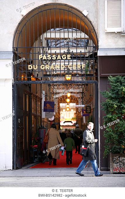 Passage du Grand Cerf, France, Paris