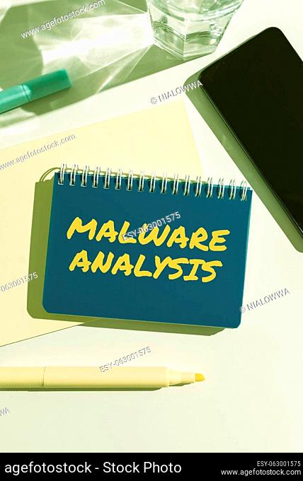 Inspiration showing sign Malware Analysis, Business concept activities a company takes to promote and sell products