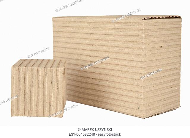 corrugated cardboard packages