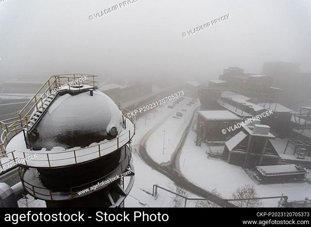 The Lower Vitkovice area in Ostrava, Czech Republic, December 7, 2023. Meteorologists declared a smog situation in the Ostrava