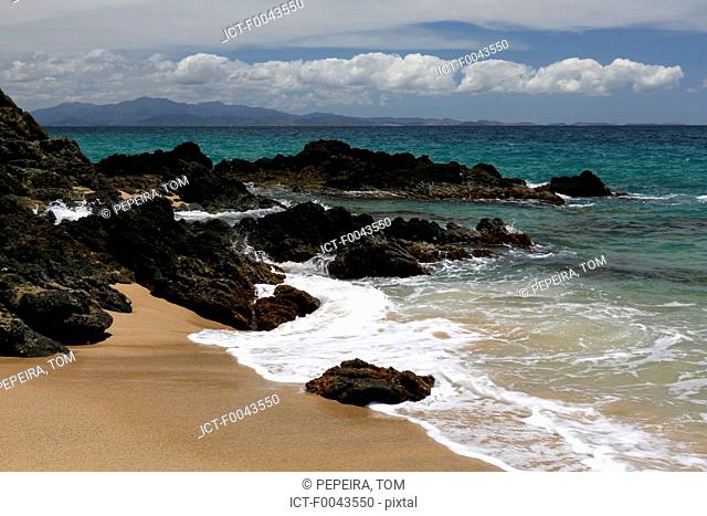 United States, Porto Rico island, Vieques island, beach