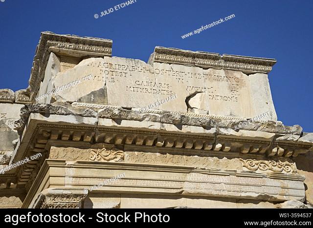 The ancient Greek and Roman periods city of Ephesus in Turkey