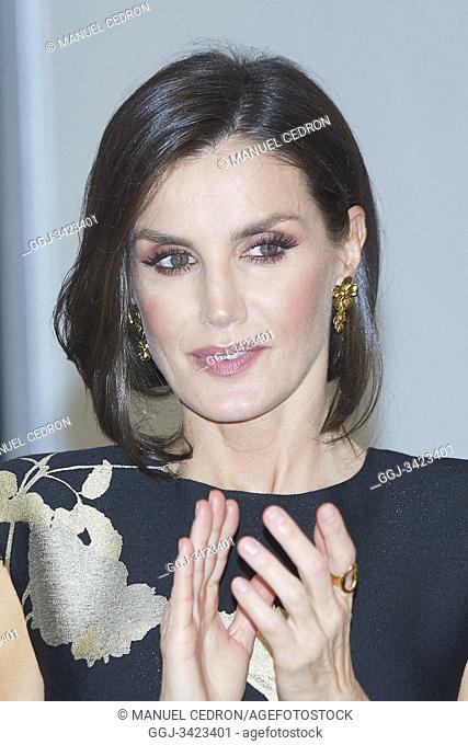 Queen Letizia of Spain attended the 'Francisco Cerecedo' journalism award to Javier Cercas at Palace Hotel on November 28, 2019 in Madrid, Spain