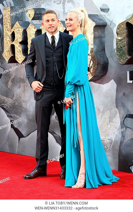King Arthur: The Legend of the Sword UK Premiere Featuring: Charlie Hunnam, Poppy Delevingne Where: London, United Kingdom When: 10 May 2017 Credit: Lia...