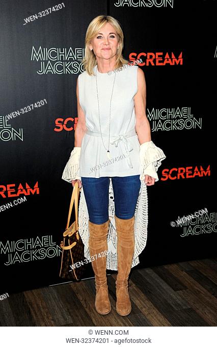 Guests attend the launch of the new Michael Jackson album ‘Scream’ with film screening at the Odeon Covent Garden Featuring: Anthea Turner Where: London