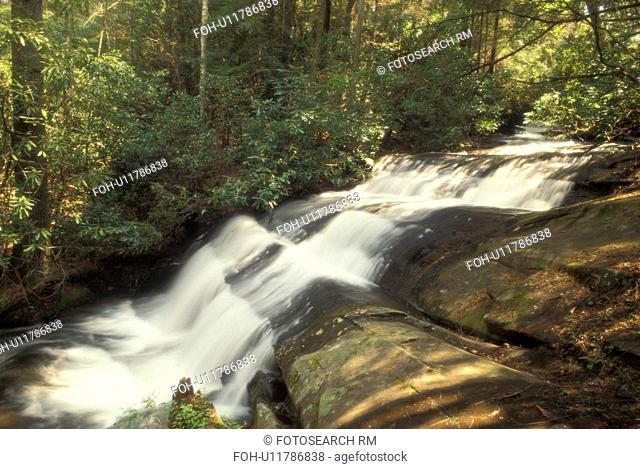 GA, Georgia, Chattahoochee National Forest, Long Creek Falls, North Georgia, waterfalls