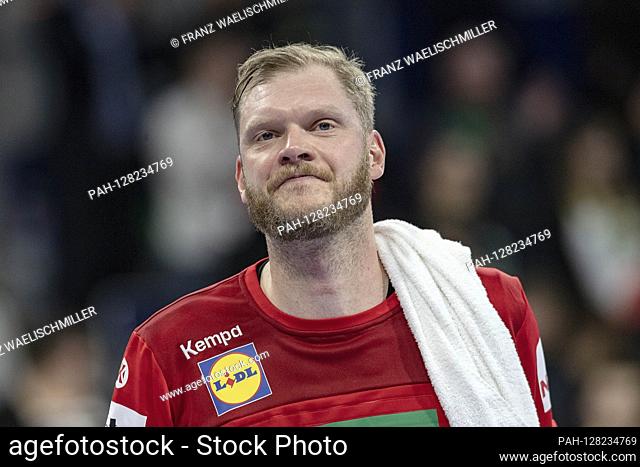 goalwart Johannes BITTER (GER), portrait, confident; Germany (GER) - Iceland (ISL) 33:25, in Mannheim / Germany on 04.01.2019 | usage worldwide