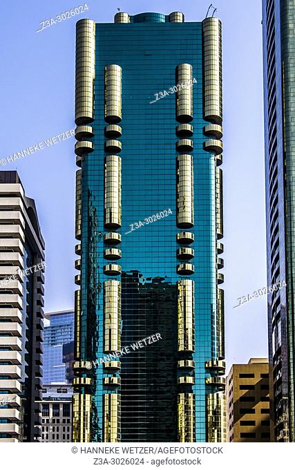 Modern architecture at the WTC in Dubai, UAE