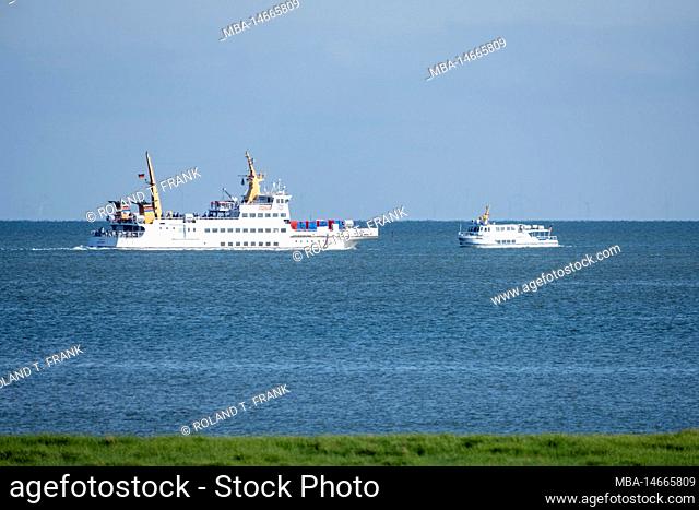 Germany, East Frisia, island Juist, ferry to Juist