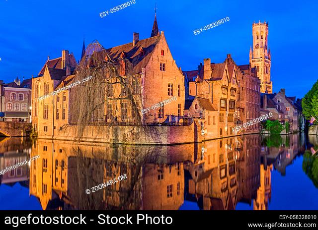 Brugge cityscape - Belgium - architecture background