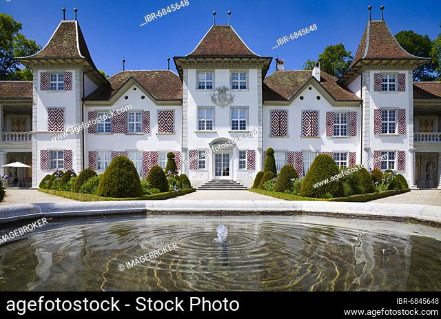 Waldegg Castle, typical Solothurn turret house, Solothurn, Switzerland, Europe