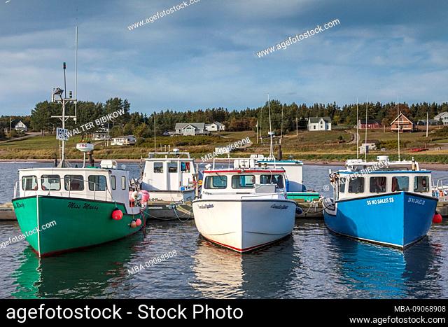 Canada, Nova Scotia, Cabot Trail, Ingonish, Cape Breton HIghlands National Park, small harbor at The Point