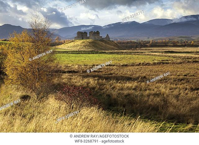 Ruthvan Barracks near Kingussie in the Cairngroms National Park, captured during a brief spell of sunlight on an afternoon in early November