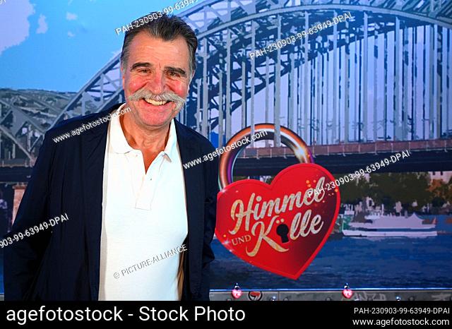 02 September 2023, North Rhine-Westphalia, Cologne: The former handball coach and player Heiner Brand comes to the premiere of the Cologne musical "" Himmel und...
