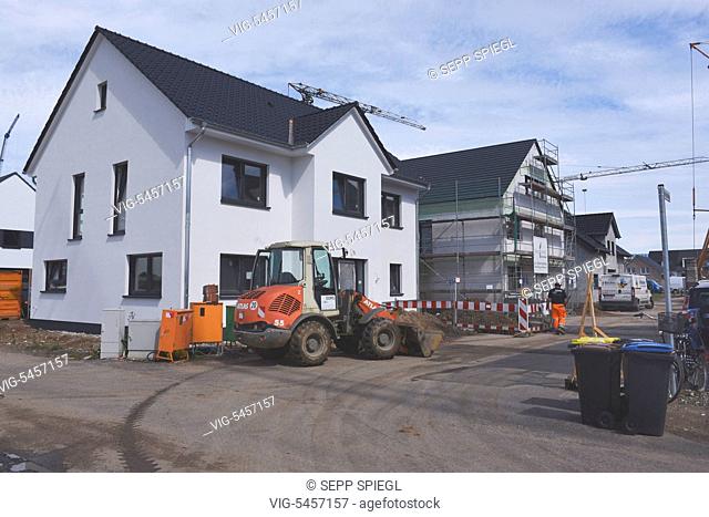 Germany, Cologne, 06.16.2016 View of a construction site in a development area - Koeln, Germany, 16/06/2016
