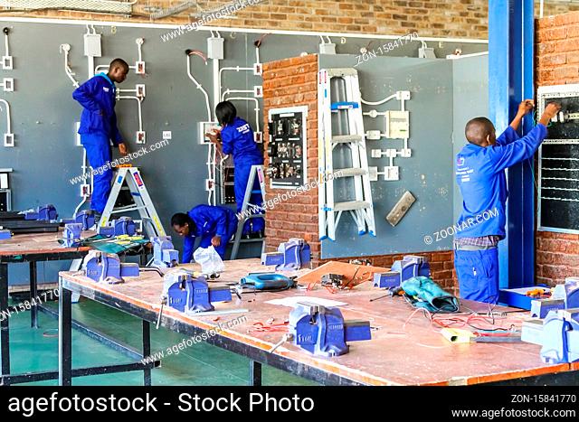 Johannesburg, South Africa - May 8 2012: Vocational Skills Training Centre in Africa