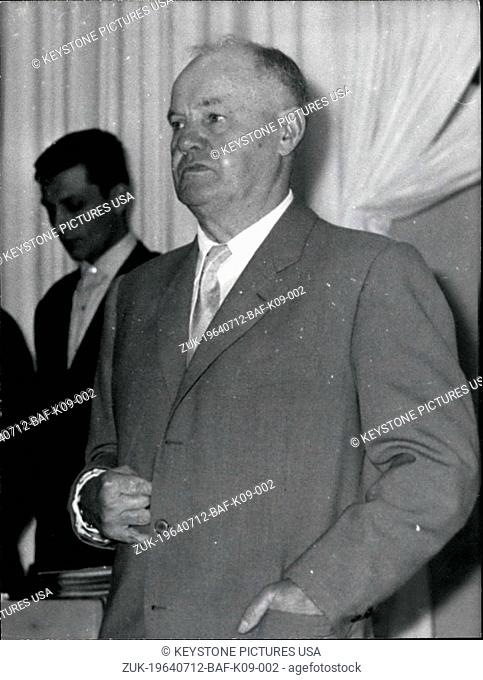Jul. 12, 1964 - Leader of the French Communist Party, Maurice Thorez died on a Soviet boat taking him to Yalta. He was 64